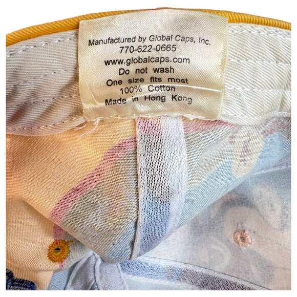 Vintage Post Cereal Sugar Bear SnapBack Hat Golden Crisp Ball Cap all Over Print - Picture 8 of 8